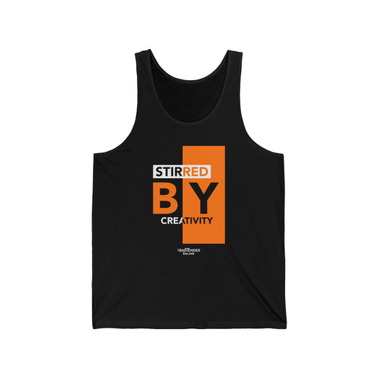 "Stirred by Creativity" Men’s Bartender Tank Top!