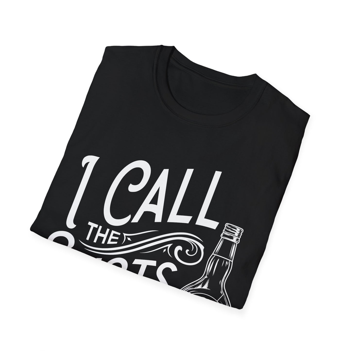 "I Call the Shots" Men's Bartender Softstyle T-Shirt