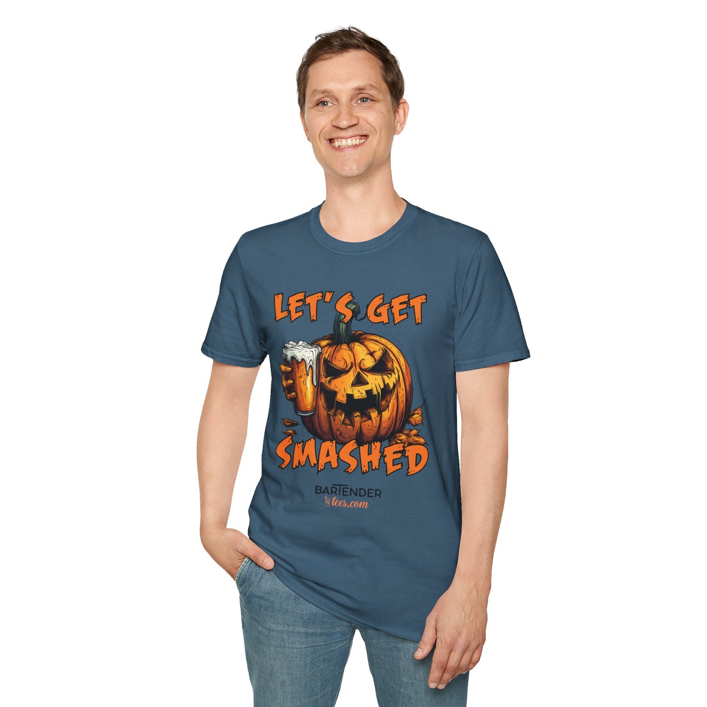 “Let’s Get Smashed” v2 Halloween Bartender Tee