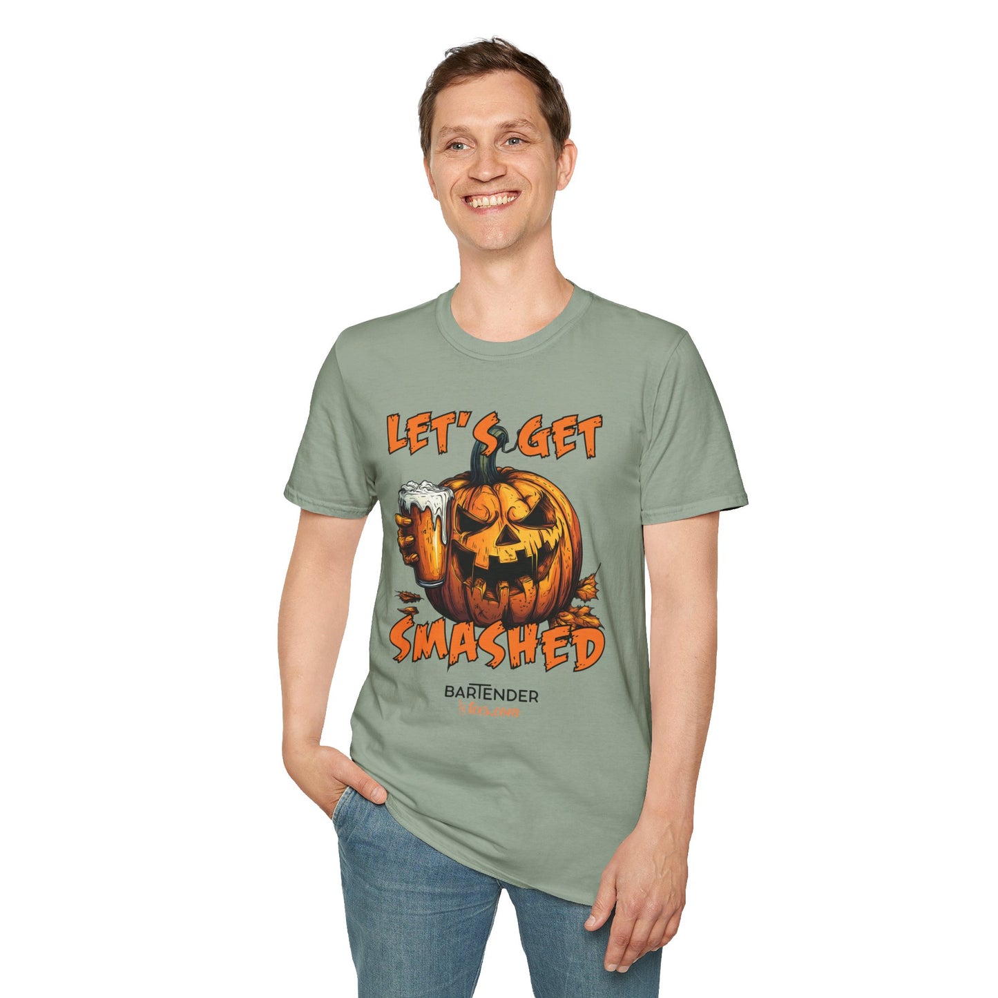 “Let’s Get Smashed” v2 Halloween Bartender Tee
