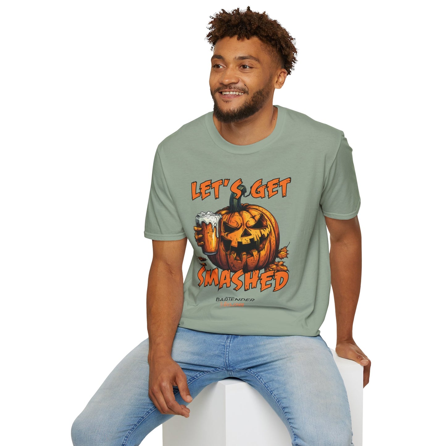 “Let’s Get Smashed” v2 Halloween Bartender Tee