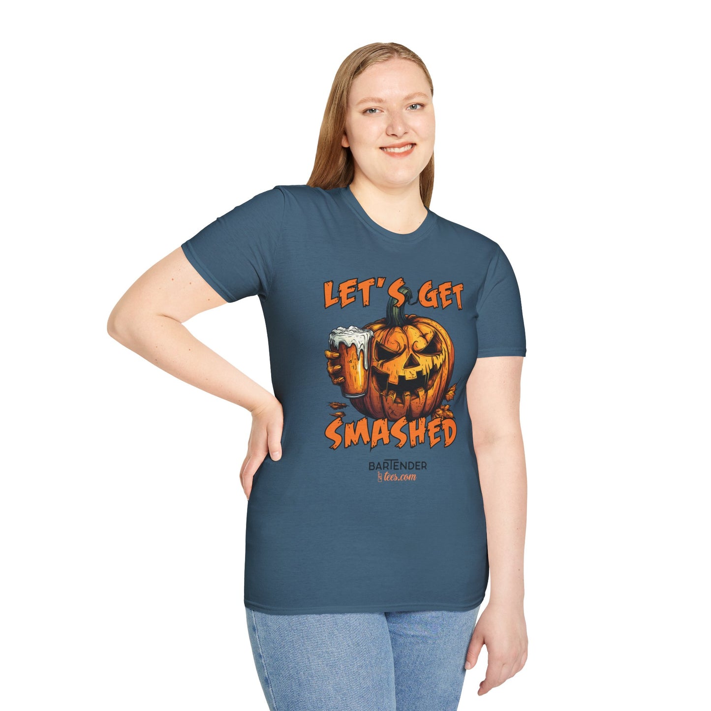 “Let’s Get Smashed” v2 Halloween Bartender Tee
