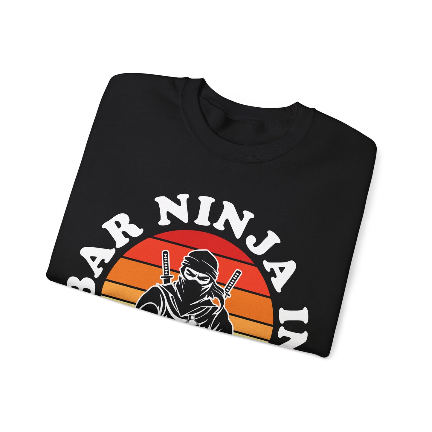 "Bar ninja in action" Bartender Sweatshirt
