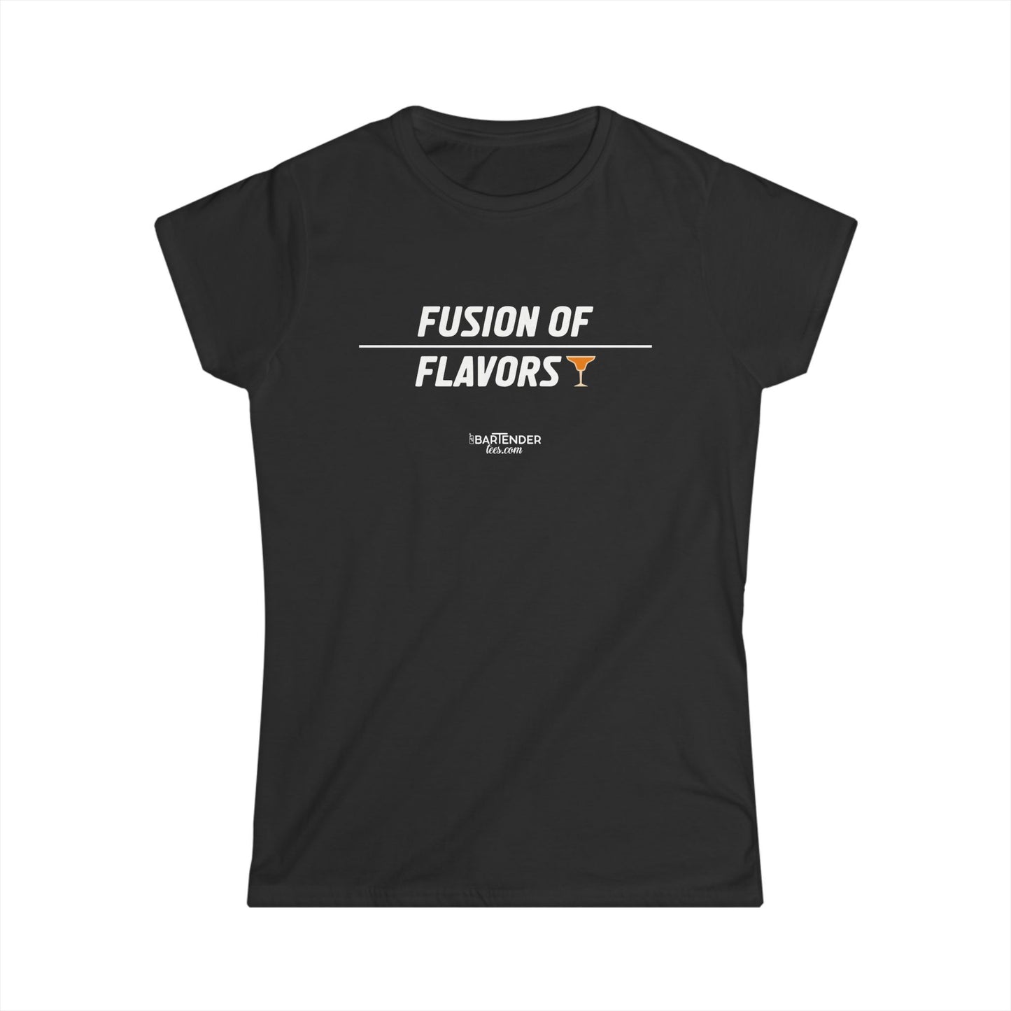 "Fustion of Flavors" Women's Bartender Tee