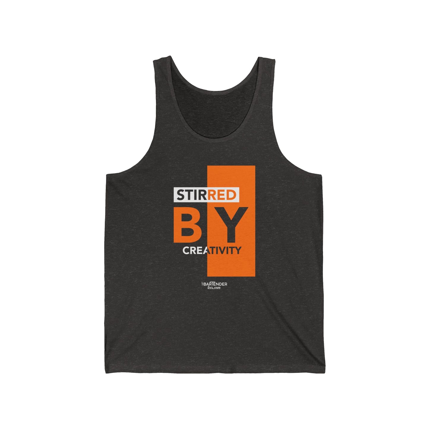 "Stirred by Creativity" Men’s Bartender Tank Top!