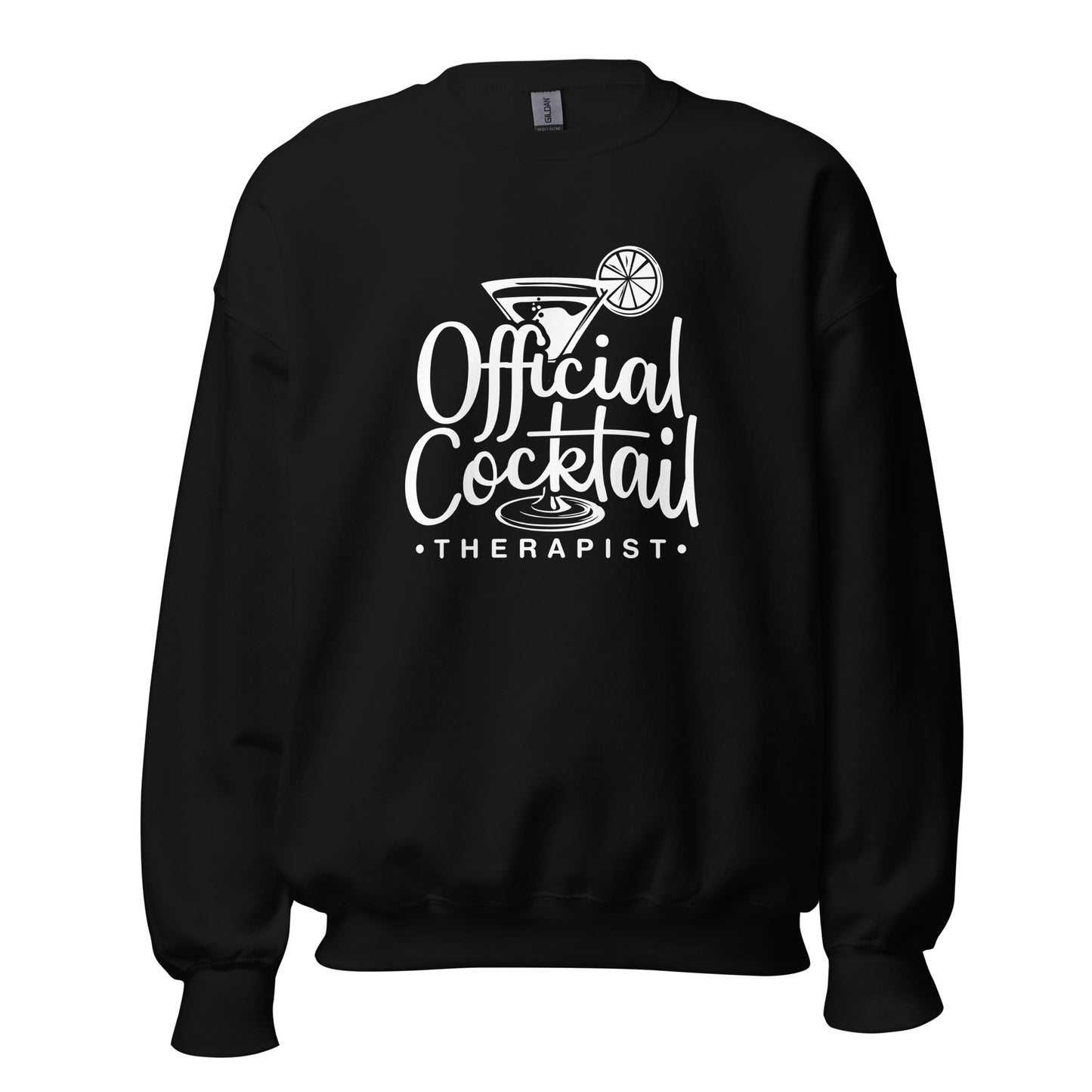 "Official Cocktail Therapist" Bartender Sweatshirt