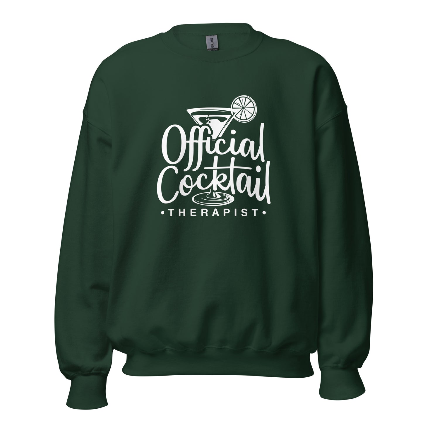 "Official Cocktail Therapist" Bartender Sweatshirt