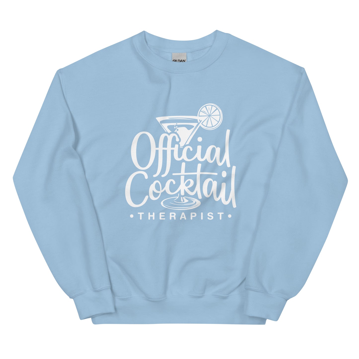 "Official Cocktail Therapist" Bartender Sweatshirt