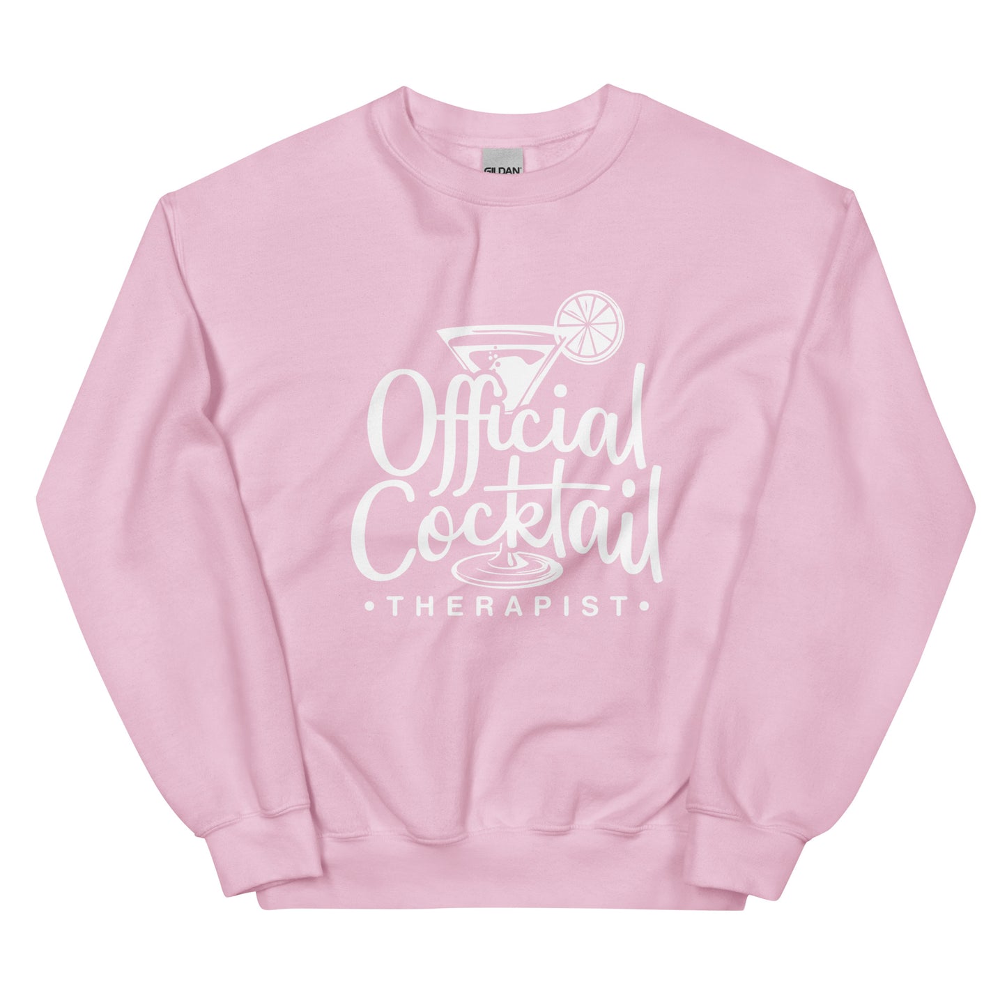 "Official Cocktail Therapist" Bartender Sweatshirt