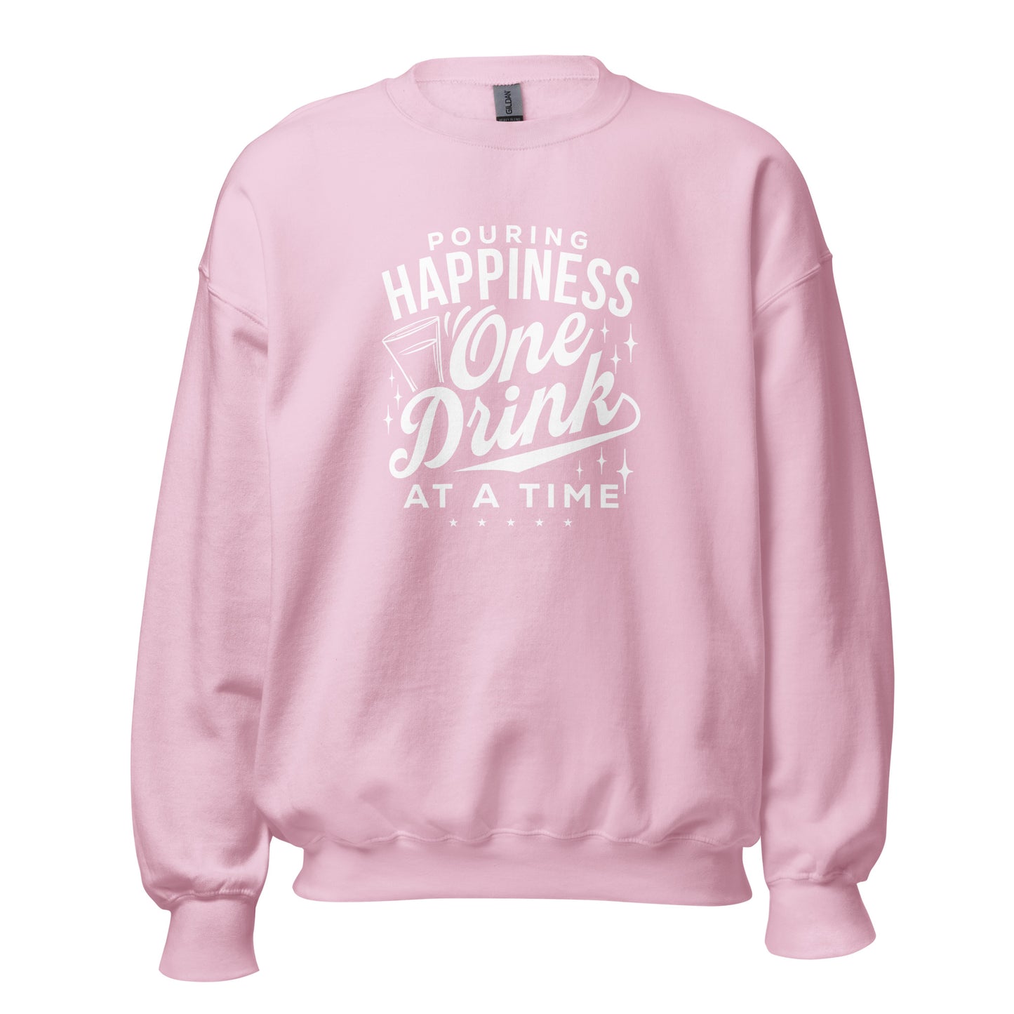 "Pouring Happiness One Drink at a Time" Bartender Sweatshirt