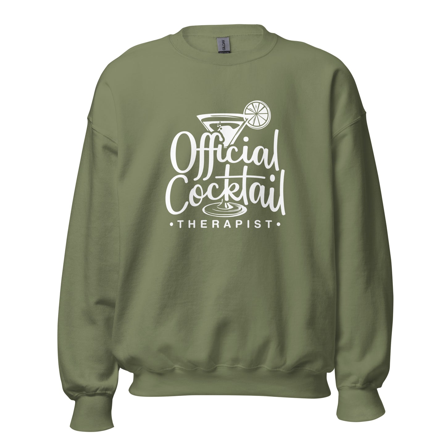 "Official Cocktail Therapist" Bartender Sweatshirt