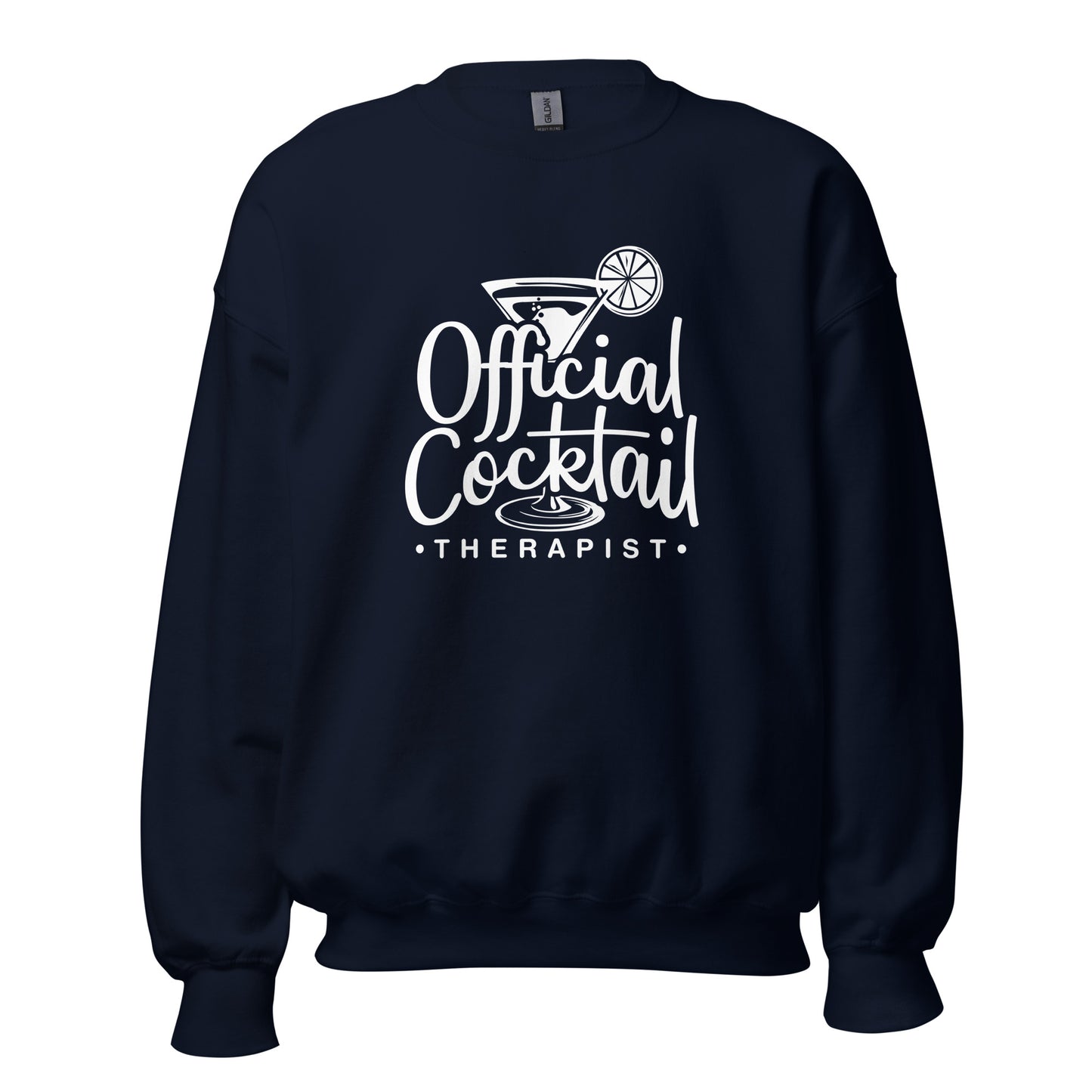 "Official Cocktail Therapist" Bartender Sweatshirt