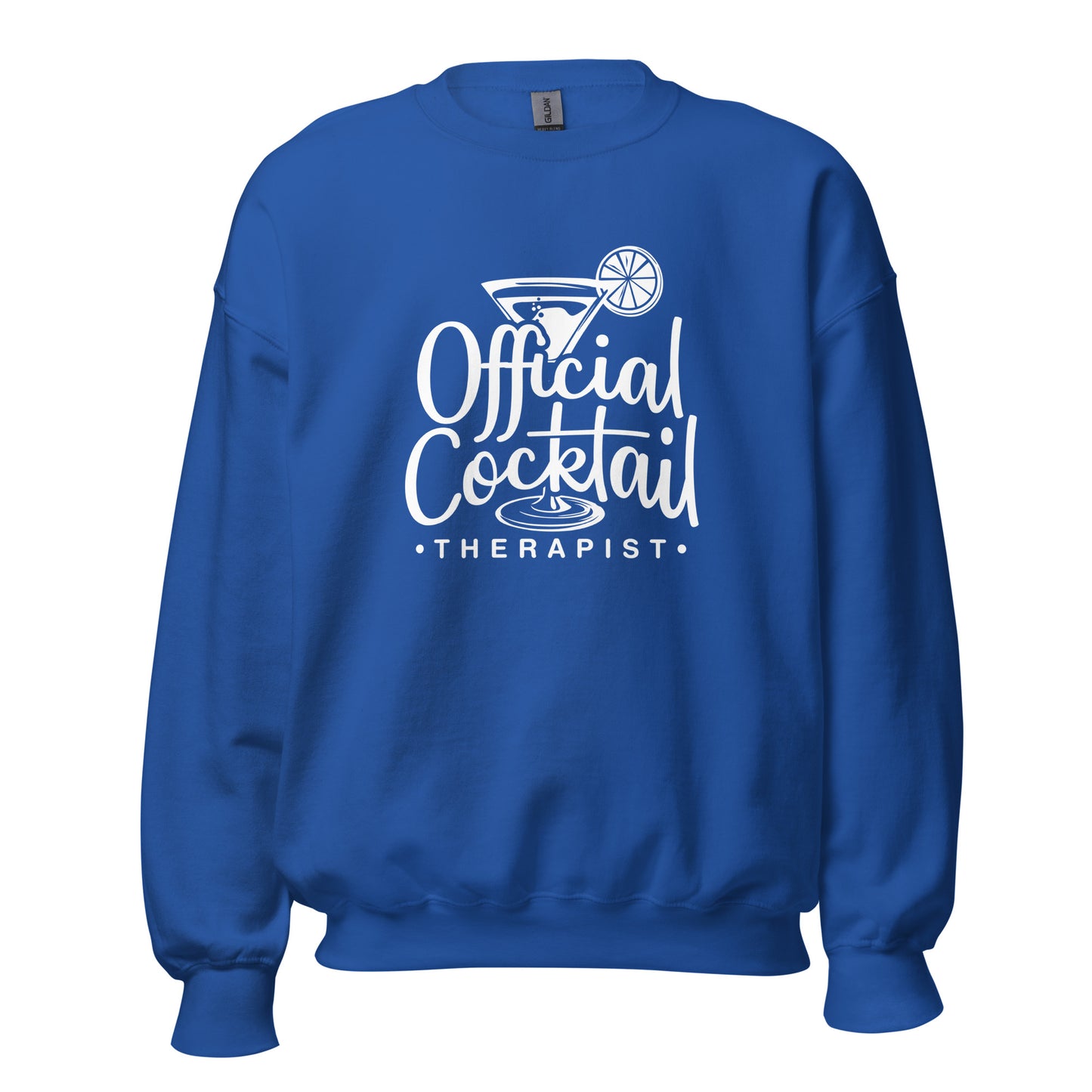 "Official Cocktail Therapist" Bartender Sweatshirt