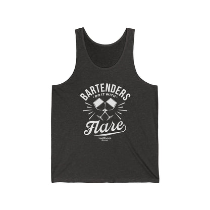 "Bartenders do it with flair" Men’s Bartender Tank Top