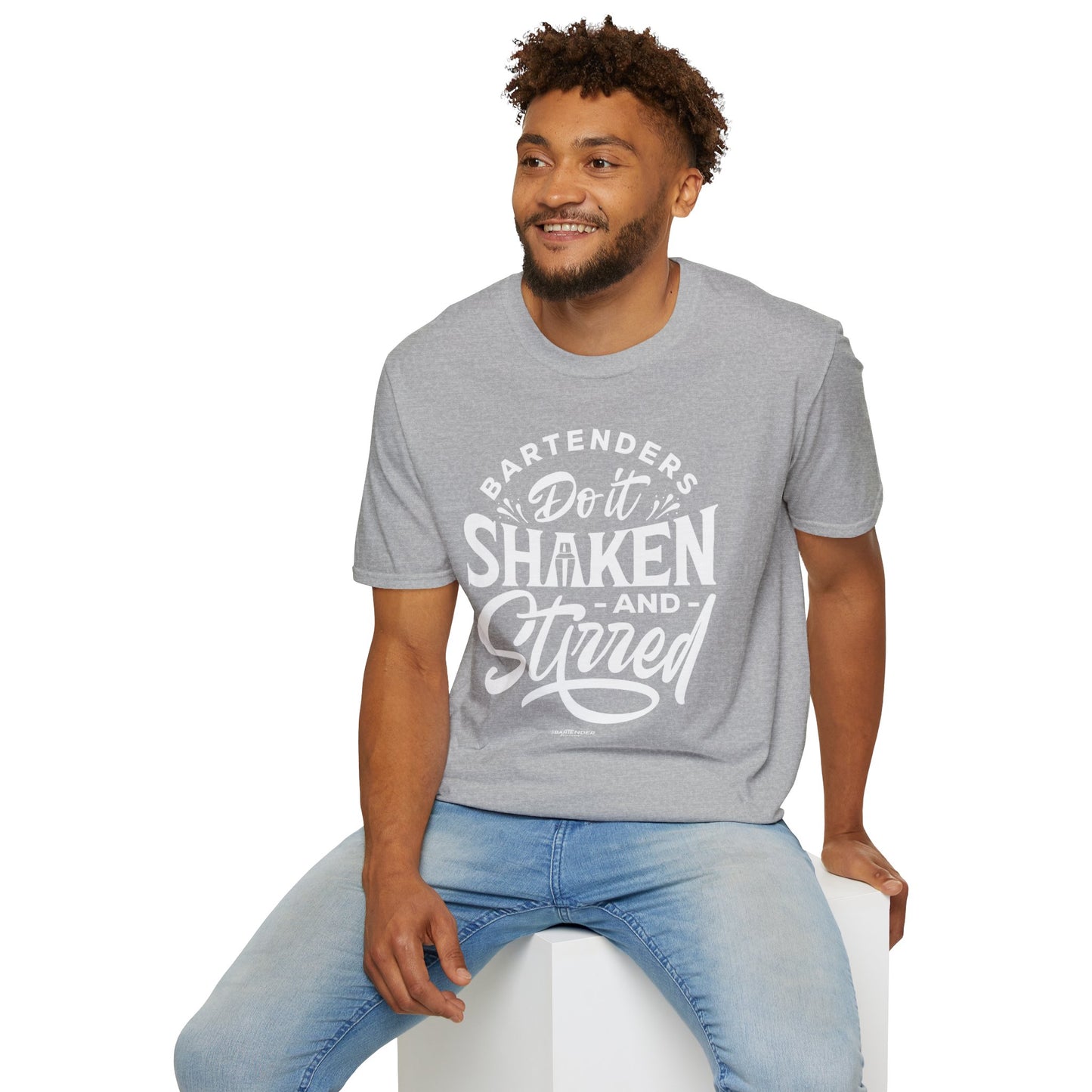 "Bartenders do it Shaken and Stirred" Men's Bartender Tee