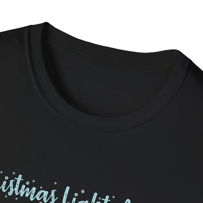 “Christmas Lights Aren’t the Only Thing Lighting Up Tonight” Unisex Softstyle T-Shirt