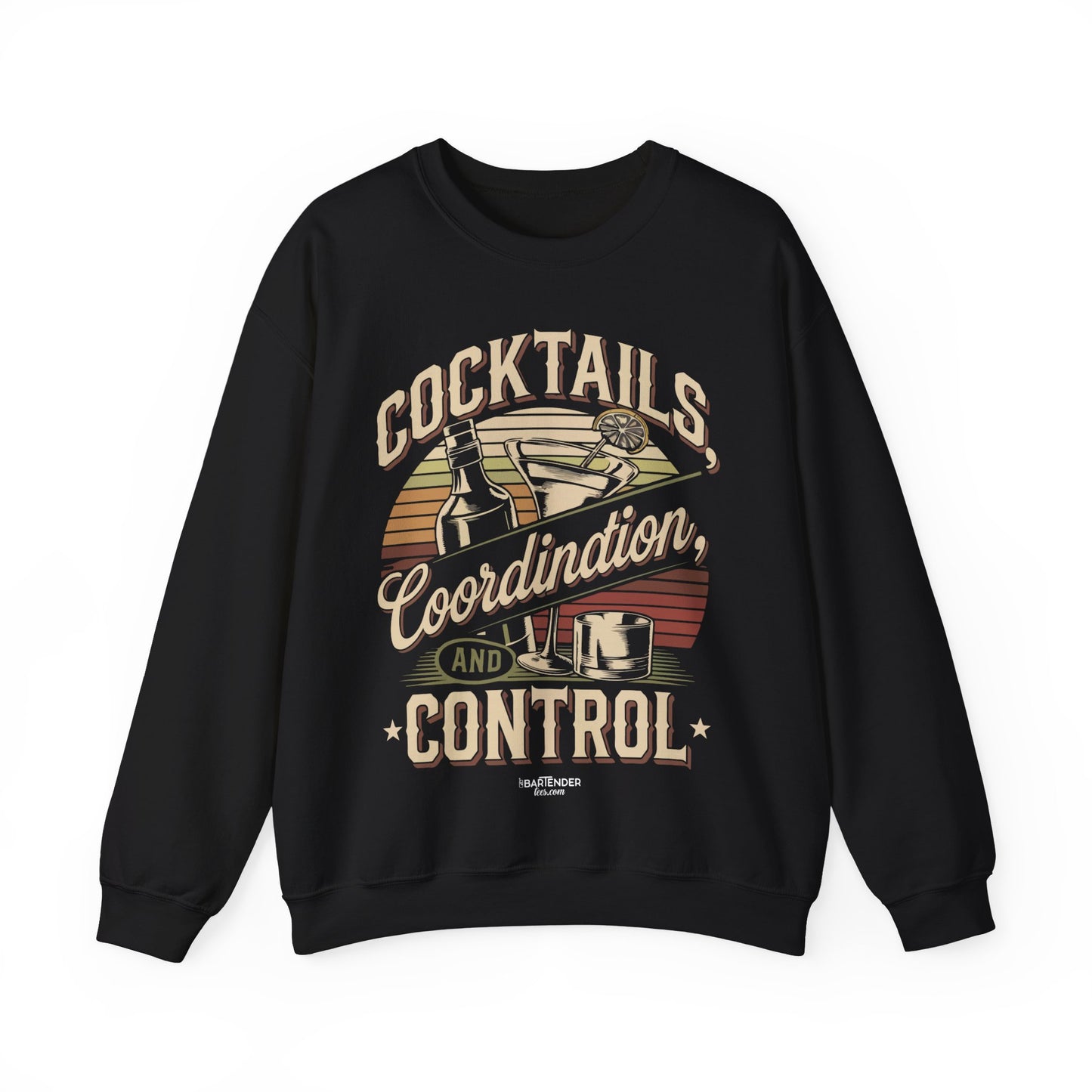 "Cocktails coordination and control" Bartender Sweatshirt