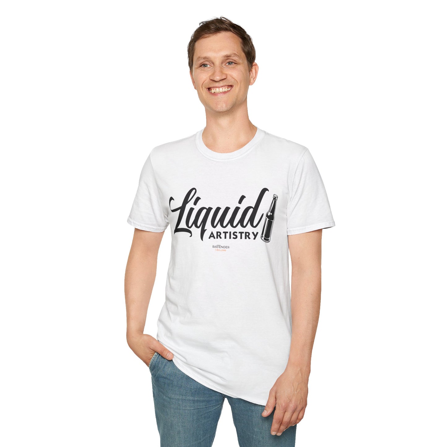 "Liquid Artistry" Men's Bartender Tee