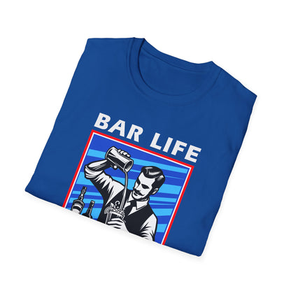 "Bar Life Where my Pour Choices Shine" Men's Bartender Tee