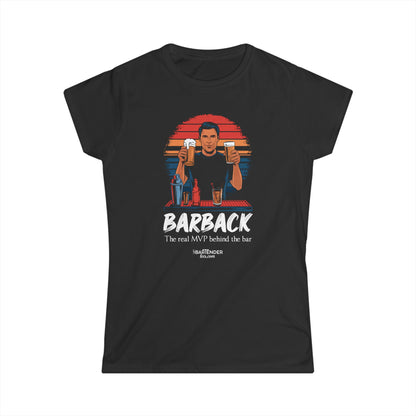 "Barback the real mvp behind the bar" Women's Bartender Tee