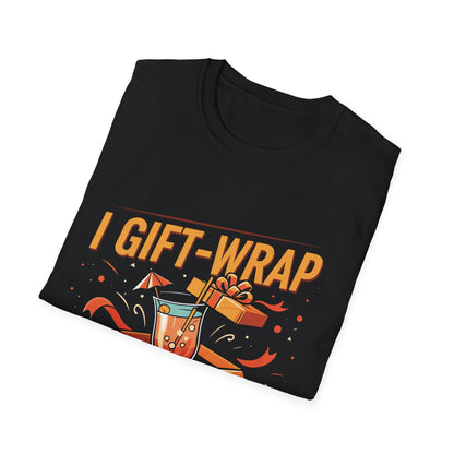 "I Gift-Wrap Hangovers All Year Round" Unisex Softstyle T-Shirt