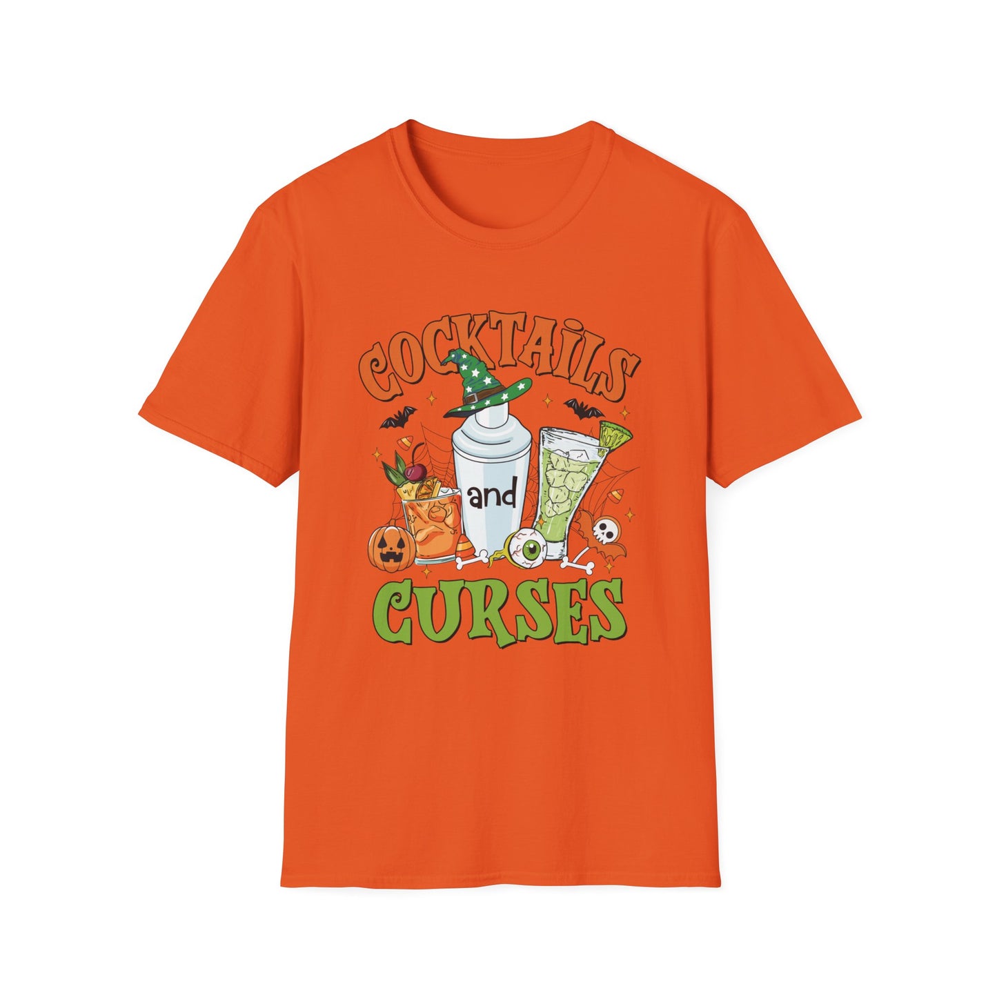 "Cocktails and Curses" Softstyle T-Shirt