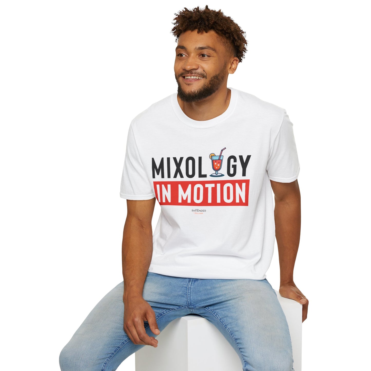 "Mixology in Motion" Men's Bartender Tee