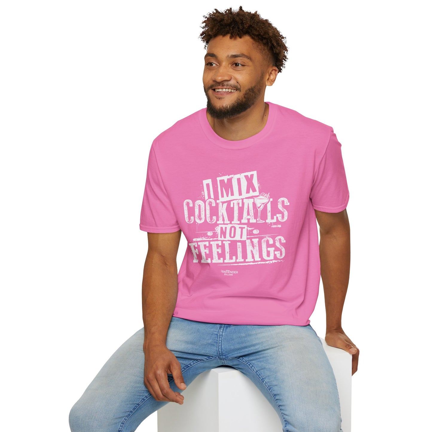 "I Mix Cocktails, Not Feelings" Bartender Tee