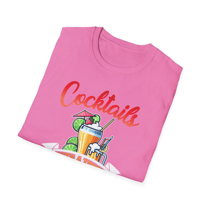 "Cocktails with a Twist of Temptation" Bartender T-shirt