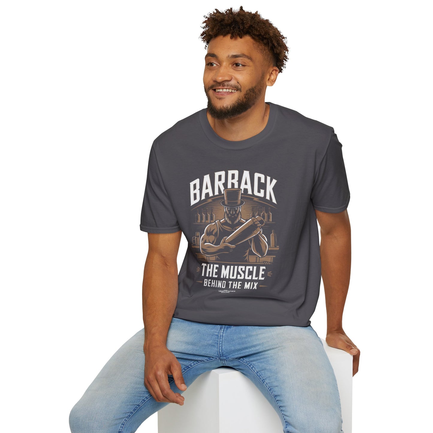 "Barback: The Muscle Behind the Mix" Softstyle T-Shirt