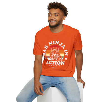 "Bar Ninja in Action" Men's Bartender Tee