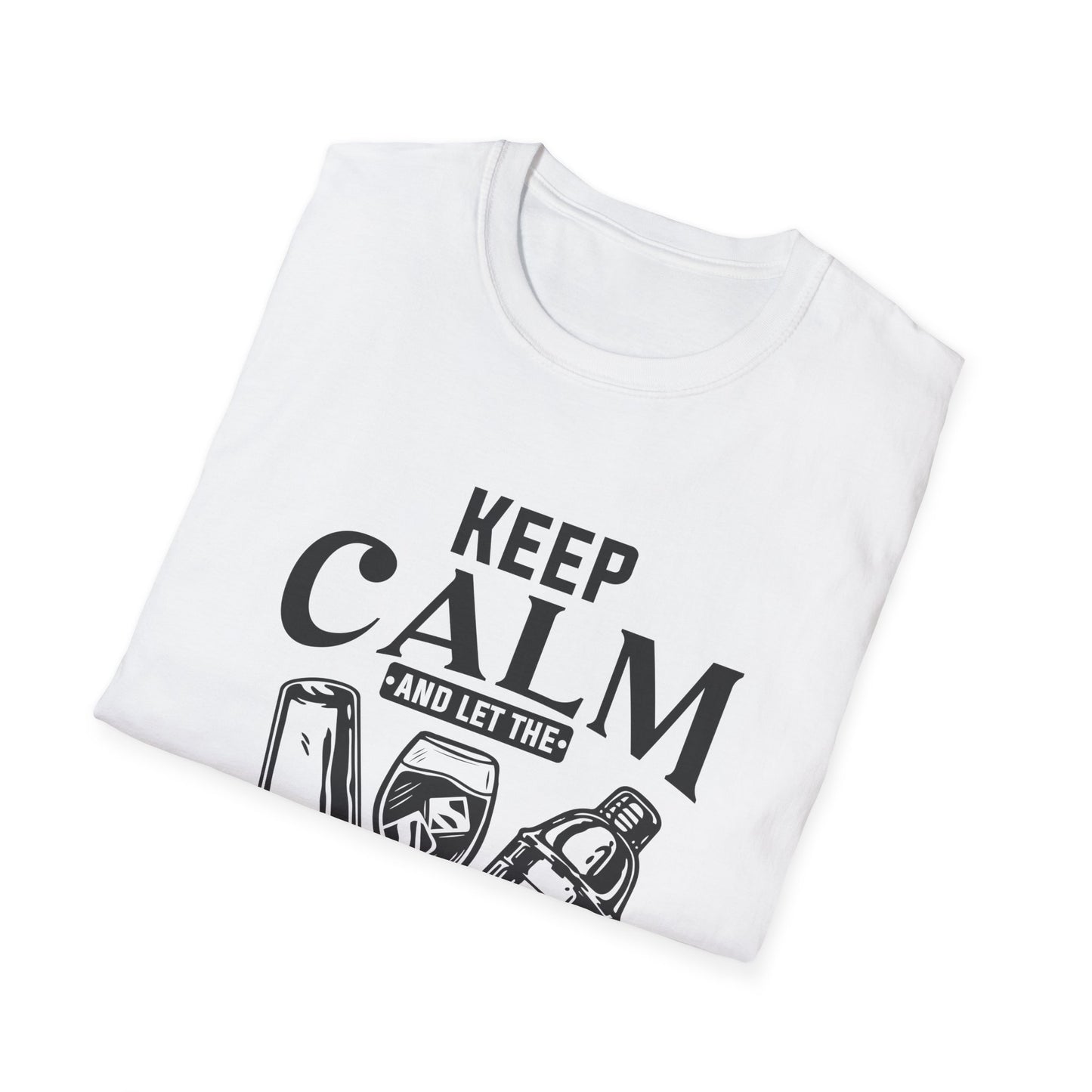 "Keep Calm and Let the Server Handle It" Unisex Softstyle T-Shirt