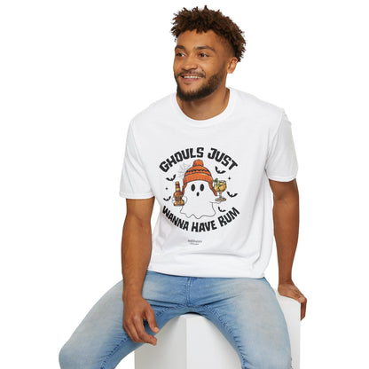 "Ghouls Just Wanna Have Rum" Softstyle Unisex Halloween T-Shirt