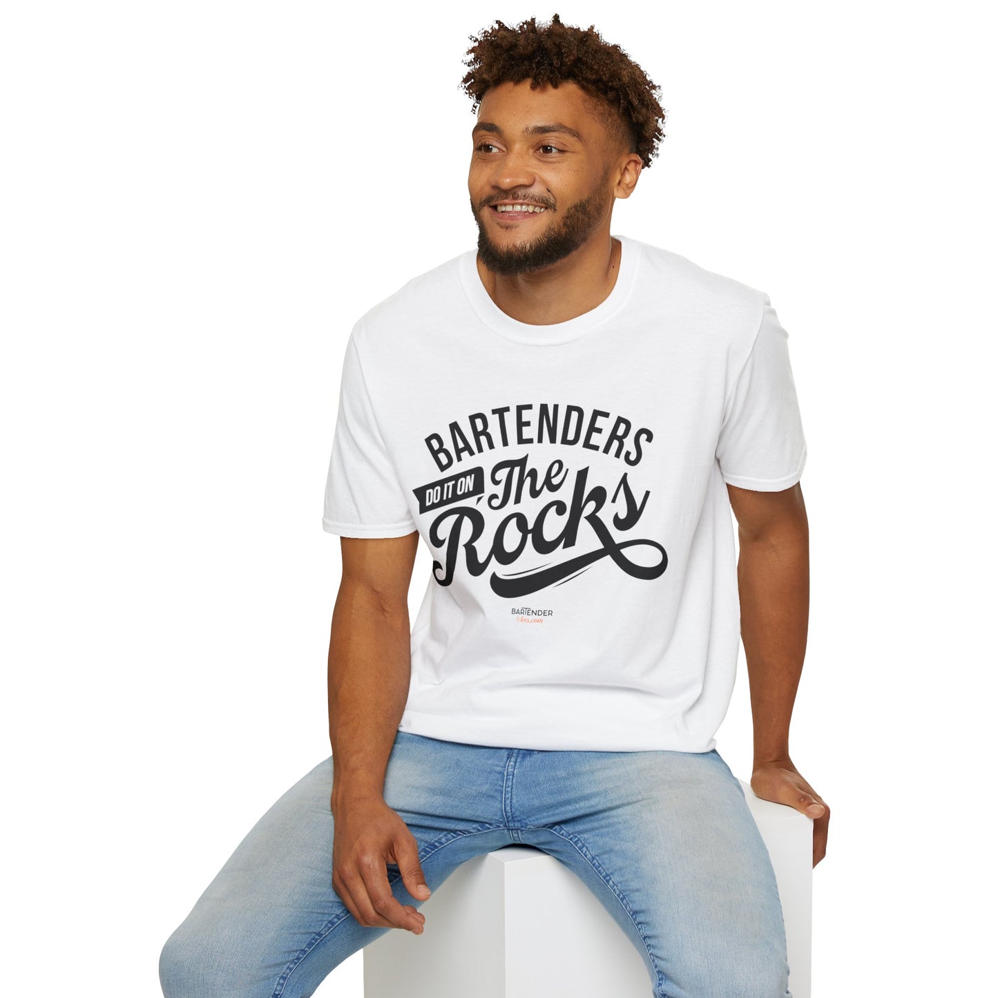 "Bartenders do it on the Rocks" Men's Bartender Tee