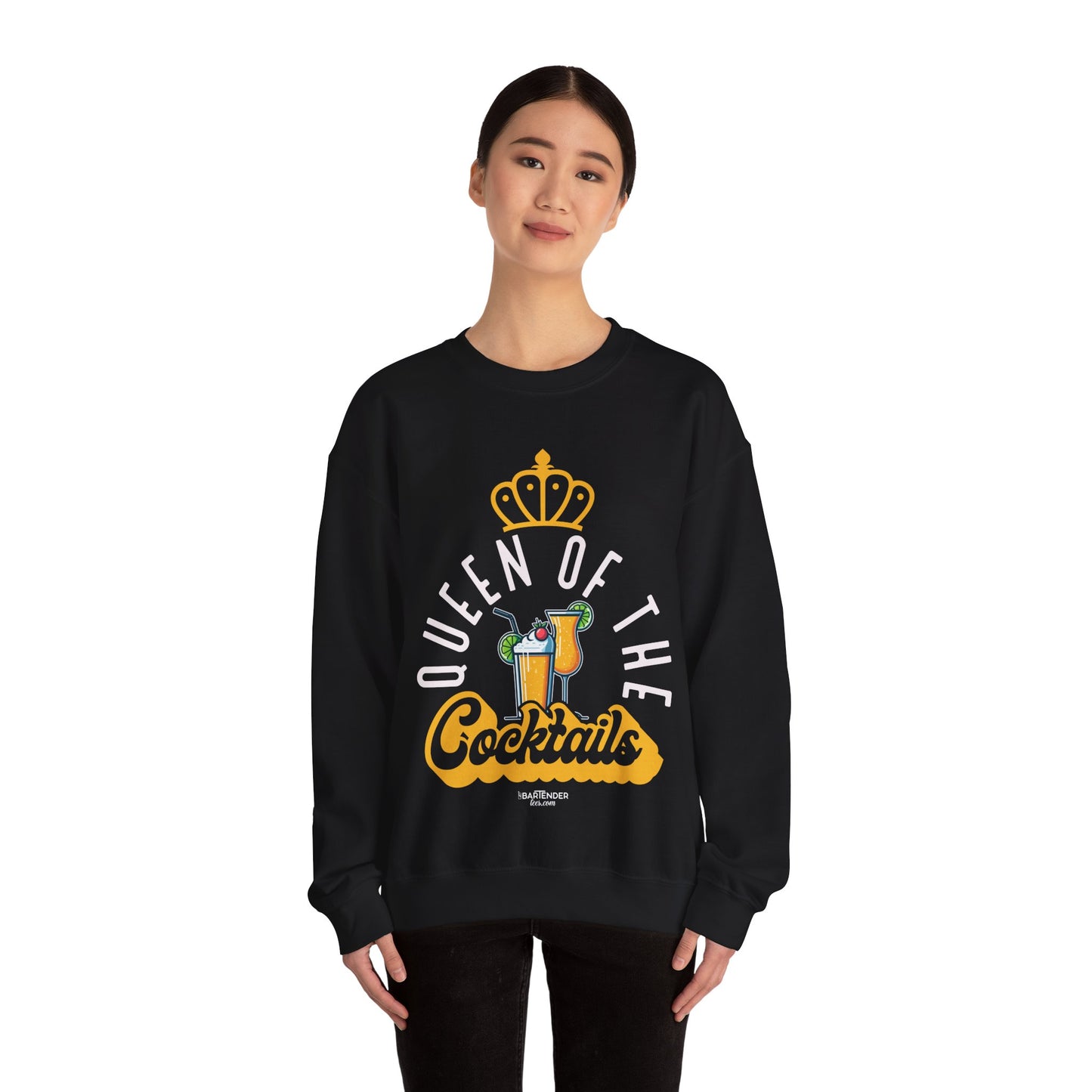 "Queen of the cocktail" Bartender Sweatshirt