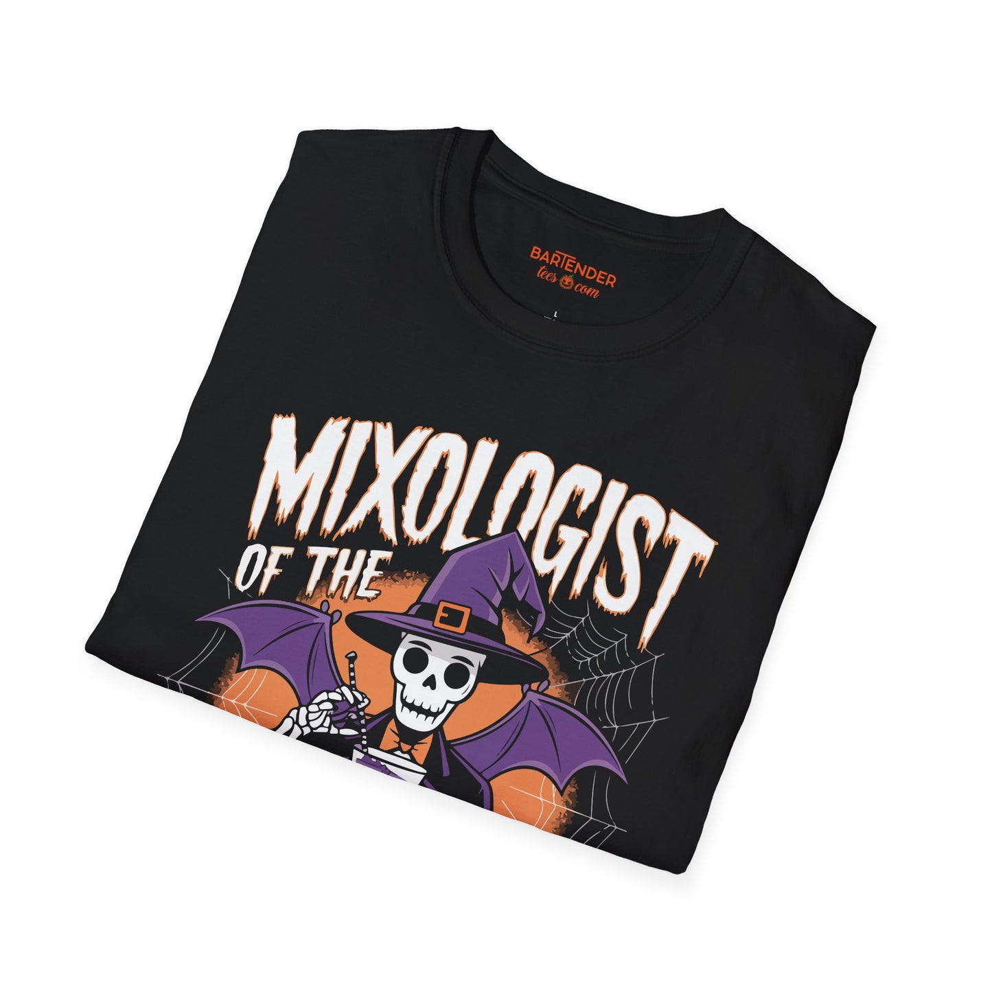 "Mizologist of the Macabre" Halloween Bartender Softstyle T-Shirt