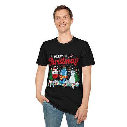 "Merry Christmas Bartender" Unisex Softstyle T-Shirt