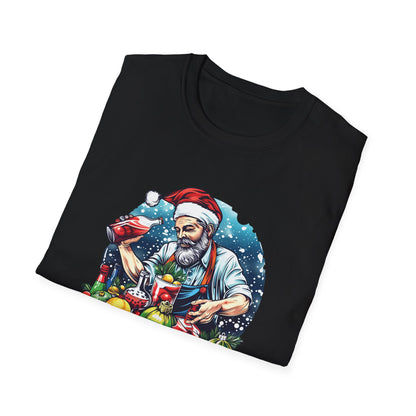 "I’ll Serve You Christmas One Sip at a Time" Softstyle T-Shirt