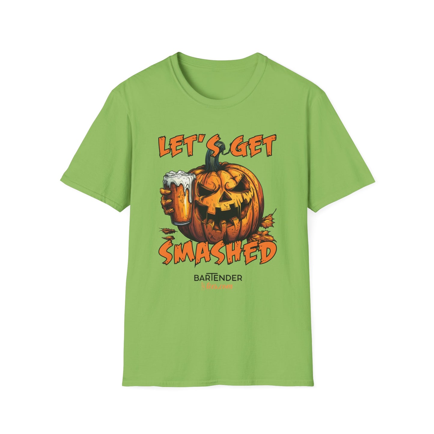 “Let’s Get Smashed”  v2 Halloween Bartender Tee