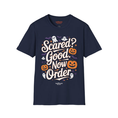 "Scared Good Now Order" Halloween Bartender Softstyle T-Shirt