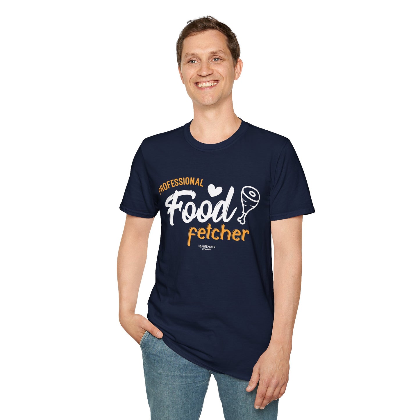 "Professional Food Fetcher" Unisex Softstyle T-Shirt