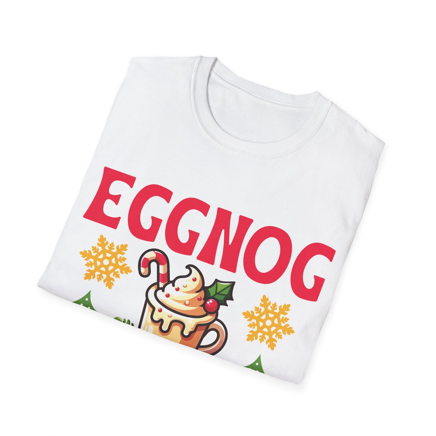 "Eggnog Isn’t the Only Thing I Can Spike" Unisex Softstyle T-Shirt