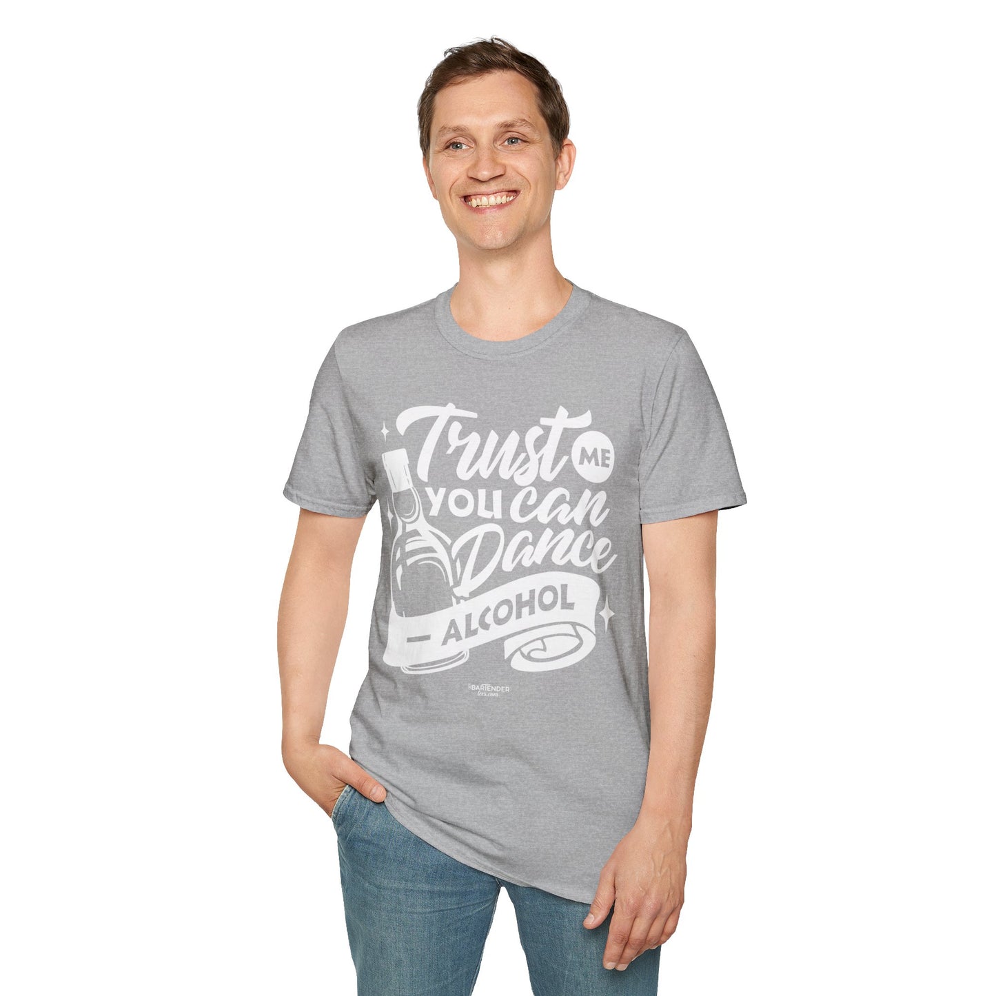 "Trust Me You Can Dance Alcohol" Men's Bartender Tee