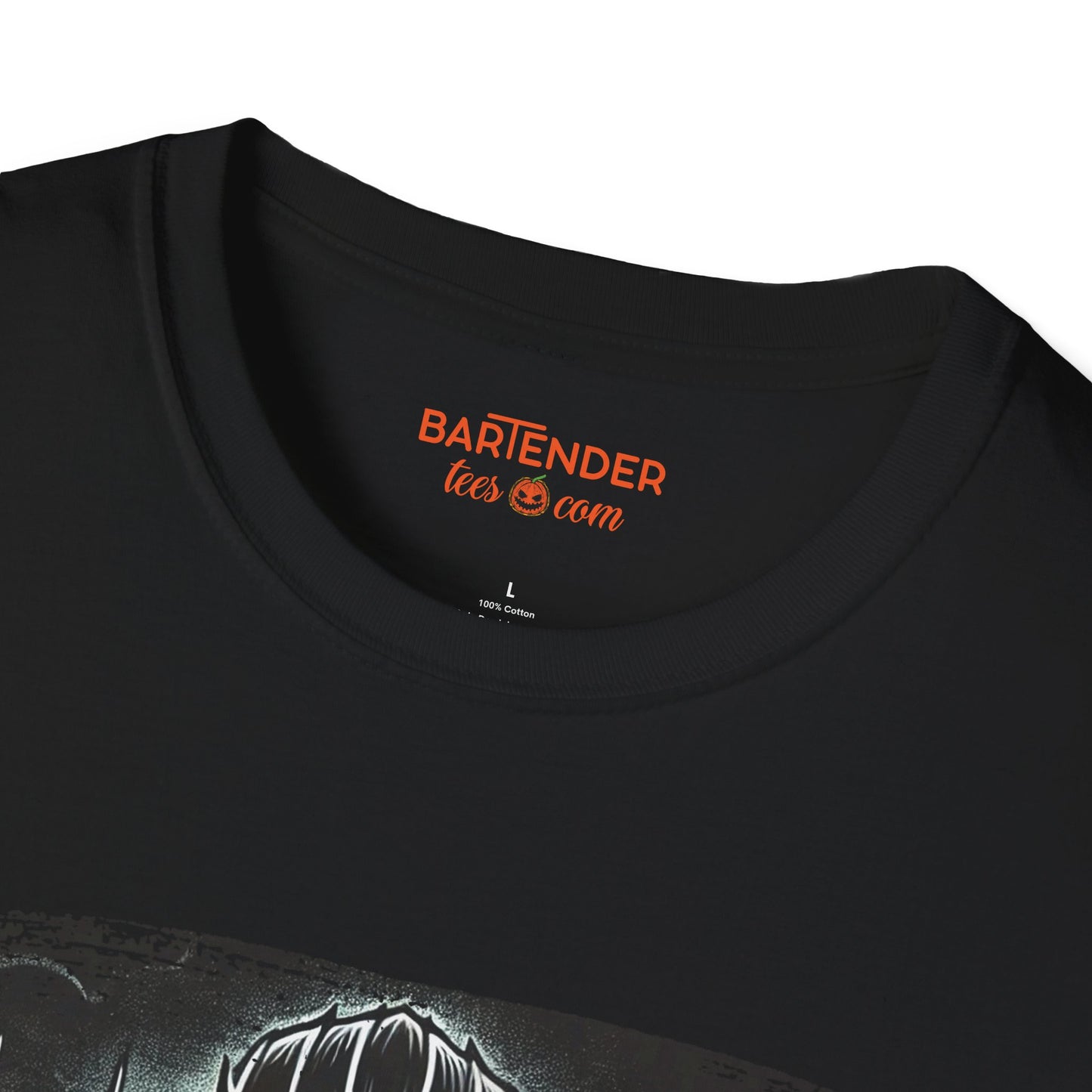 "Horror Bartender" Halloween Bartender Softstyle T-Shirt