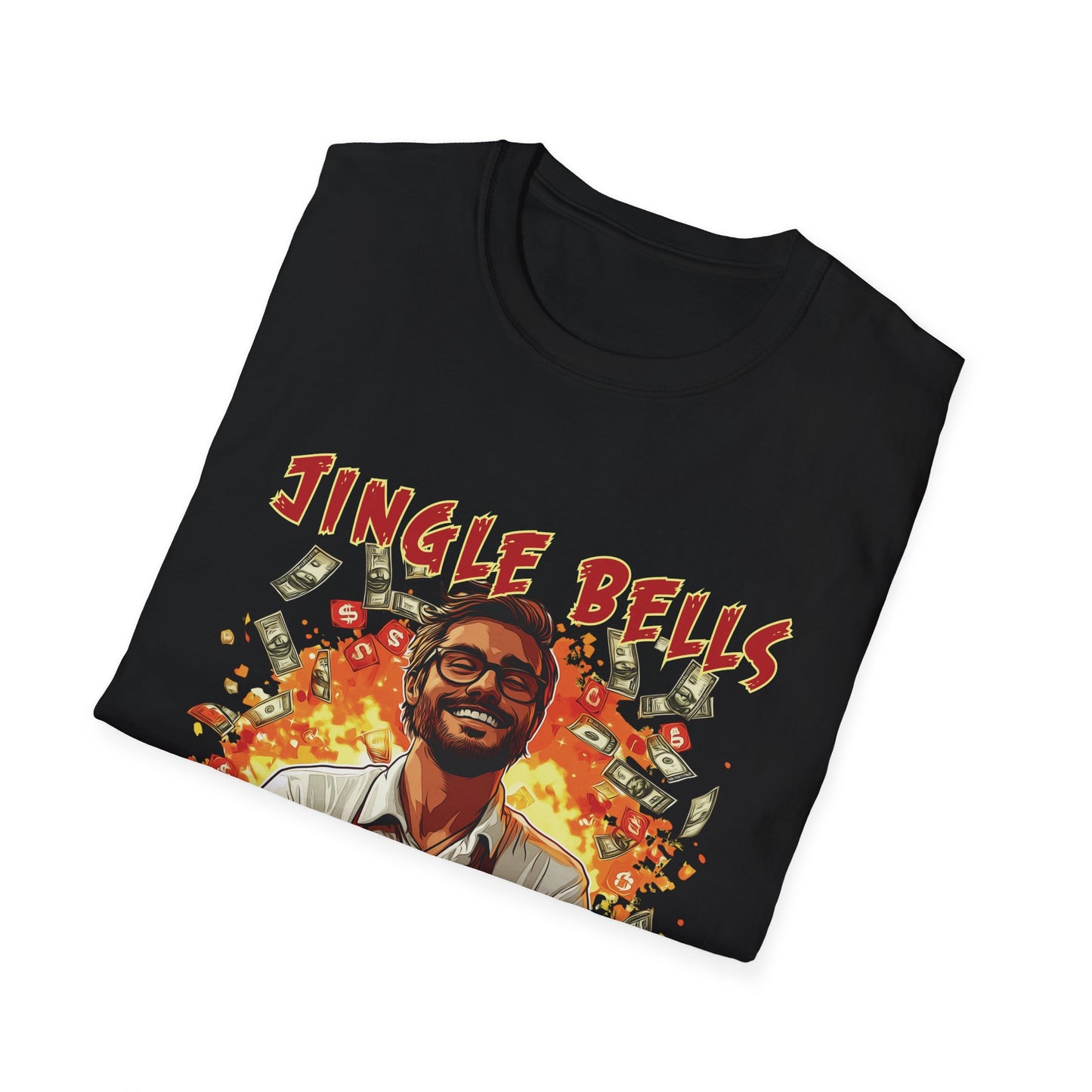 “Jingle Bells, Jingle Tips” Unisex Softstyle T-Shirt