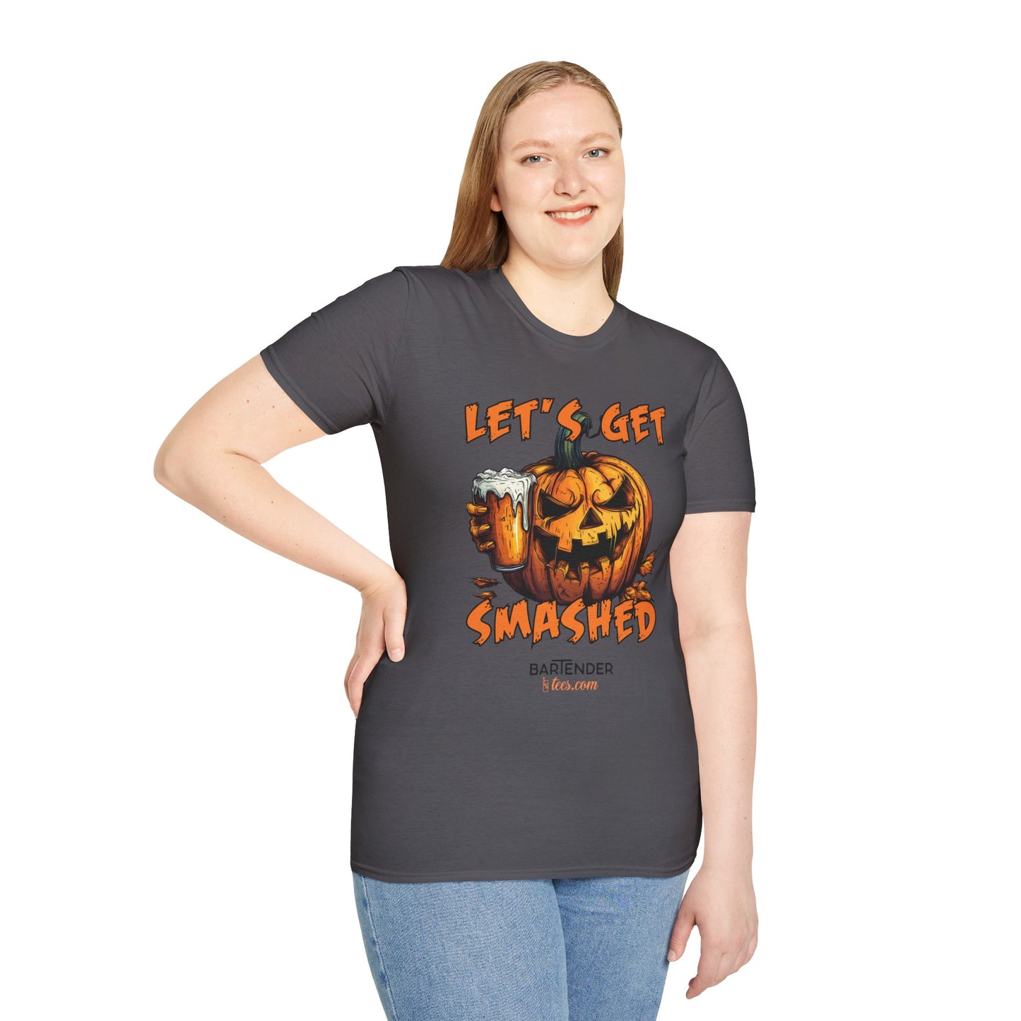 “Let’s Get Smashed”  v2 Halloween Bartender Tee