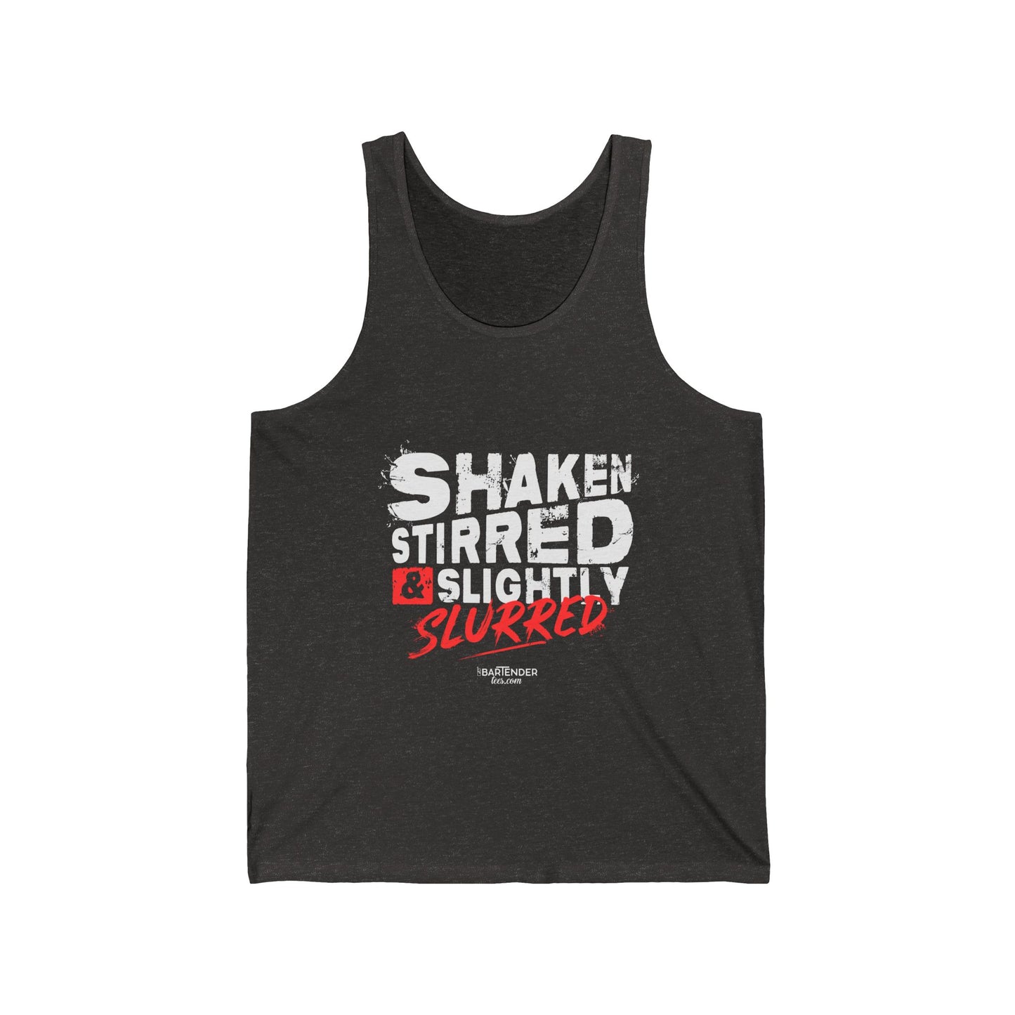 "Shaken stirred and slightly stirred" Men’s Bartender Tank Top