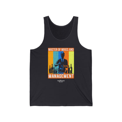 "Master of mixes and management" Men’s Bartender Tank Top