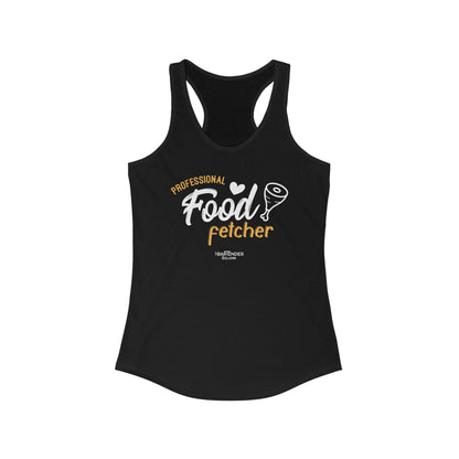 "Professional Food Fetcher" Women's Bartender Tank Tops