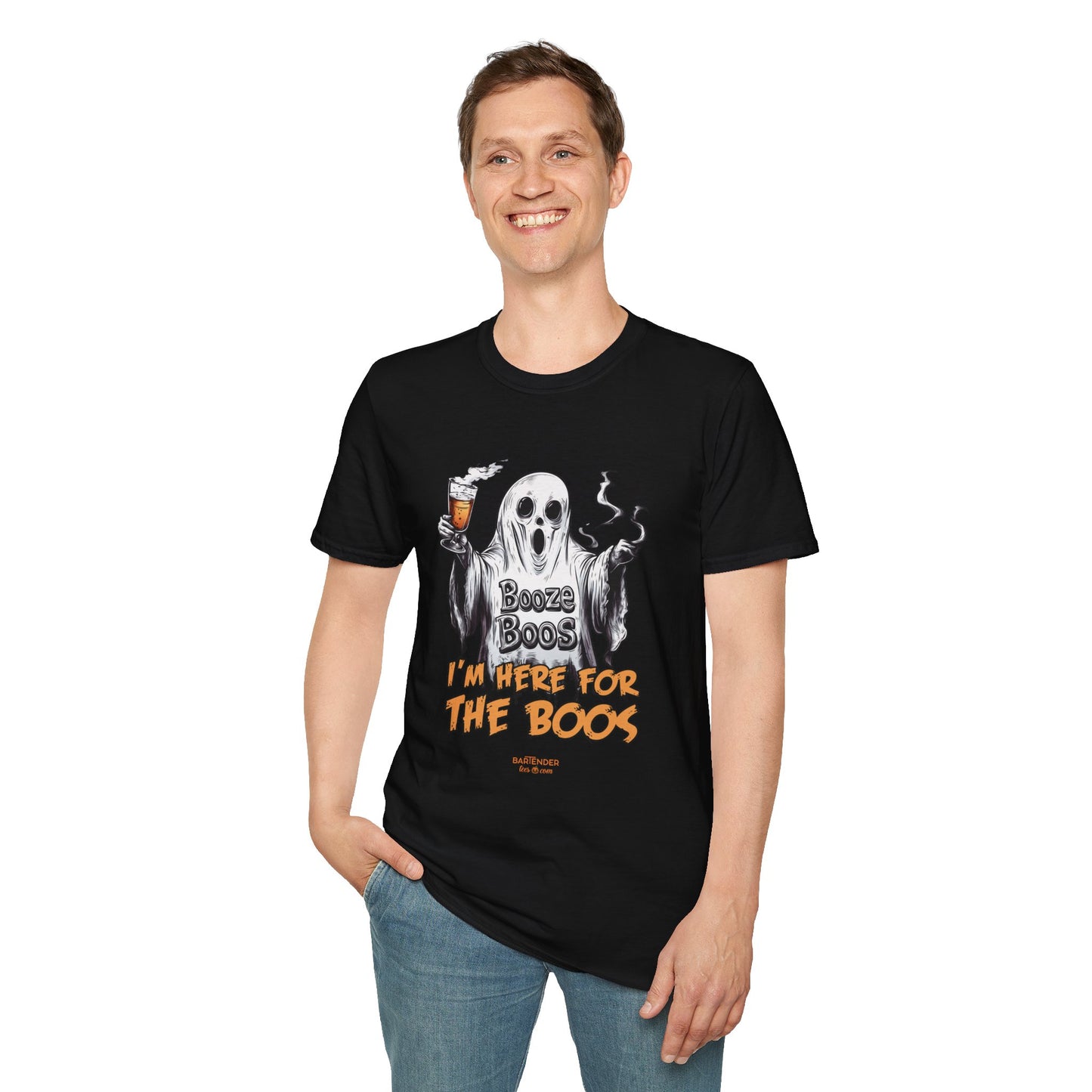 "I'm Here for the Boos" Unisex Softstyle T-Shirt